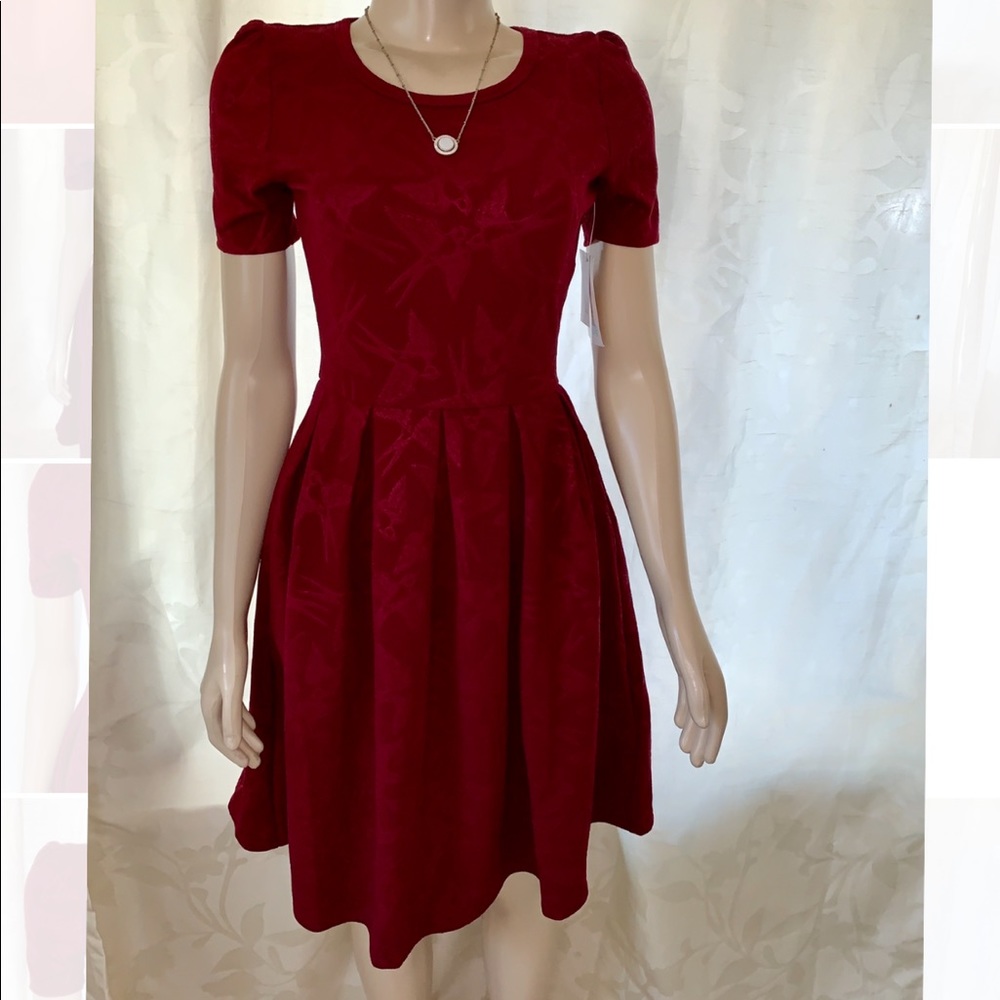 Cranberry red Sparrow Amelia Dress